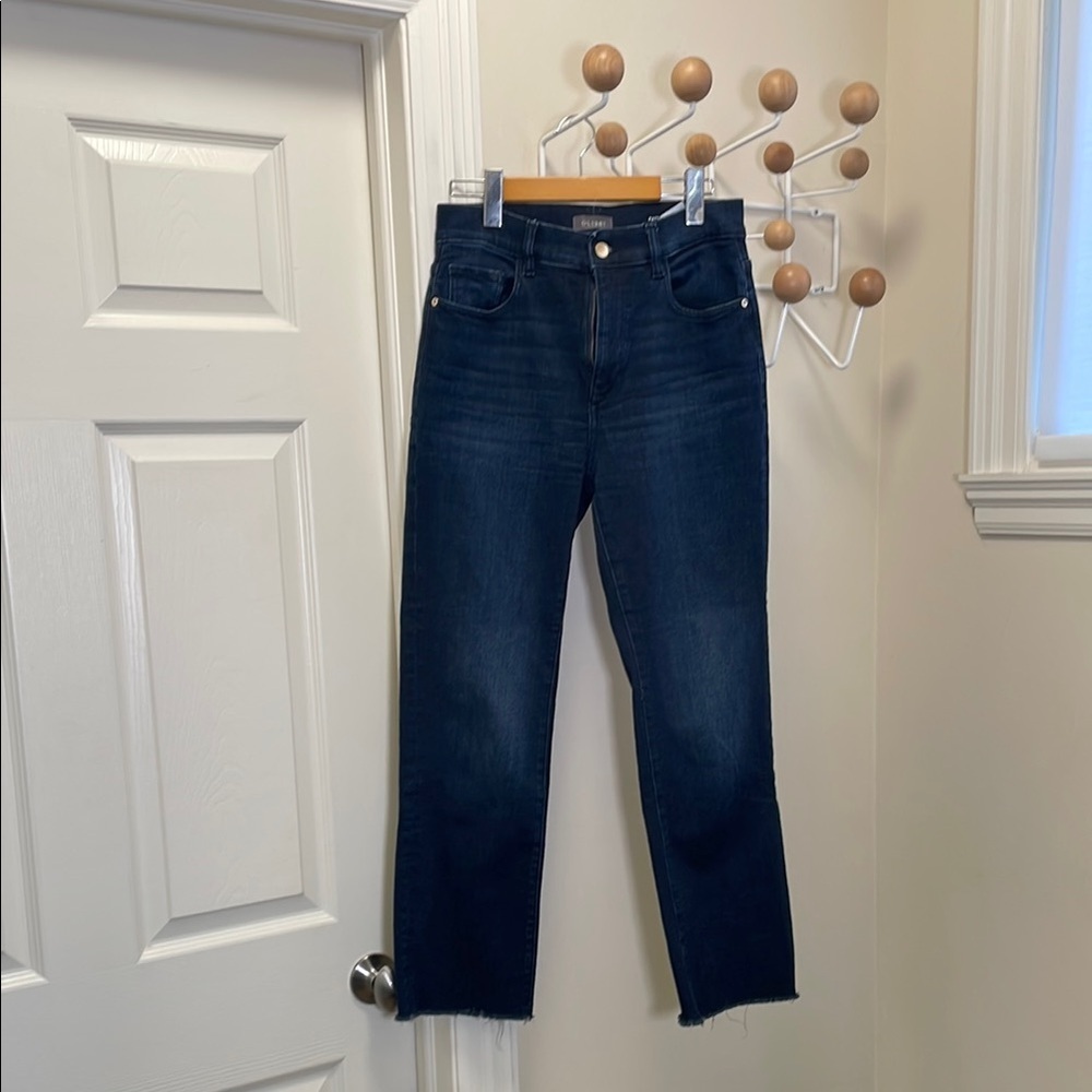 DL1961 Patti Straight High Rise Vintage Ankle Blue 26